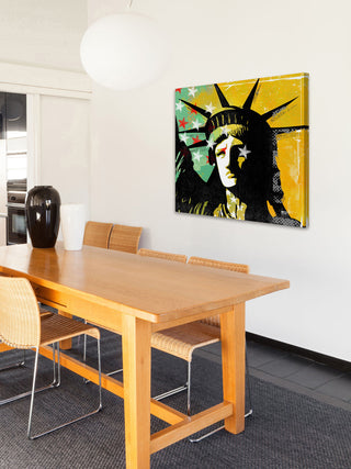 Marmont Hill, "Liberty" by Rick Martin Painting Print on Wrapped Canvas, 40x40