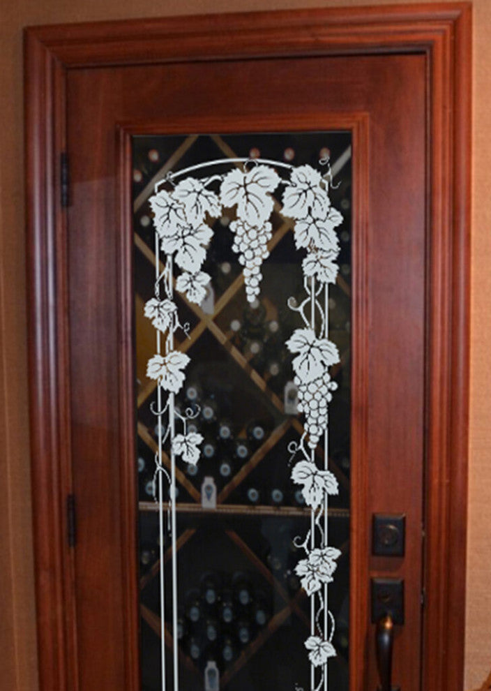 Wine Door - Vineyard Grapes Trellis - Douglas Fir (stain grade) - 32" x 80"...