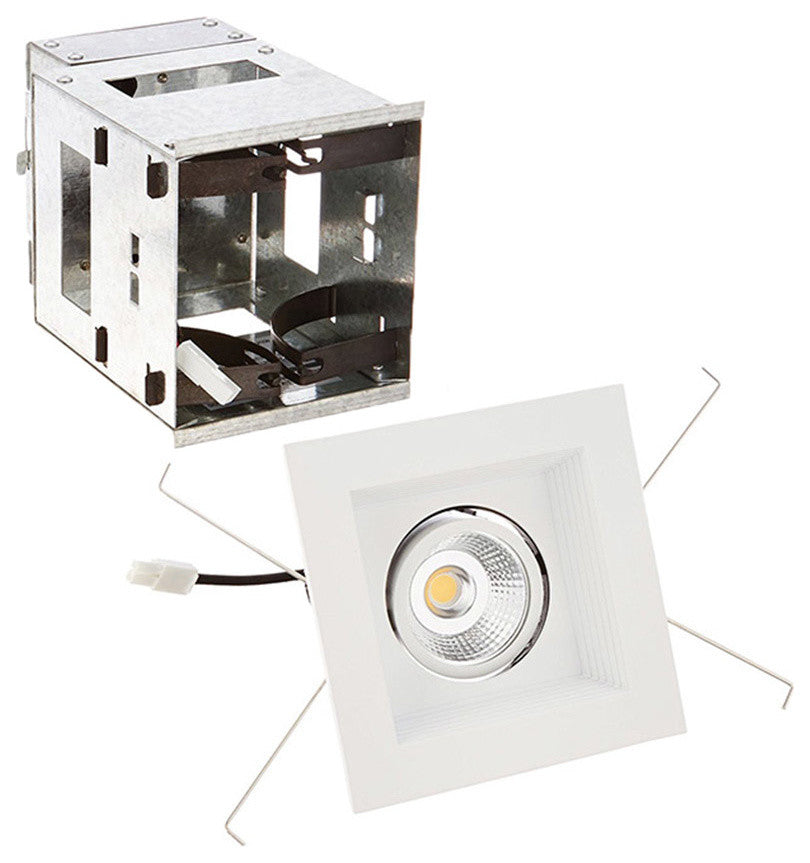 Mini Multiple LED Single-Light Remodel Housing, and-Light 4000K Narrow, White