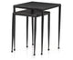 Dalston Nesting End Tables-Raw Black