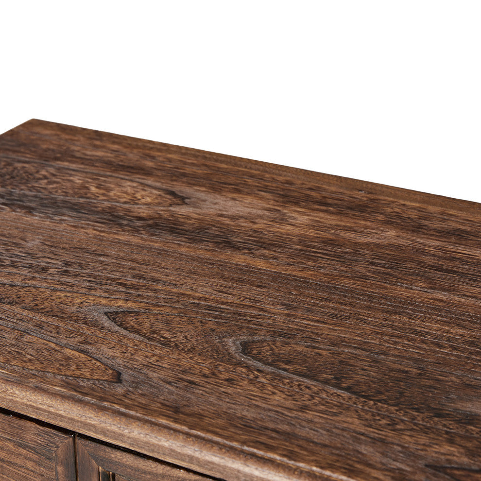 32" Tall 3-Drawer Nightstand Set of 2, Walnut