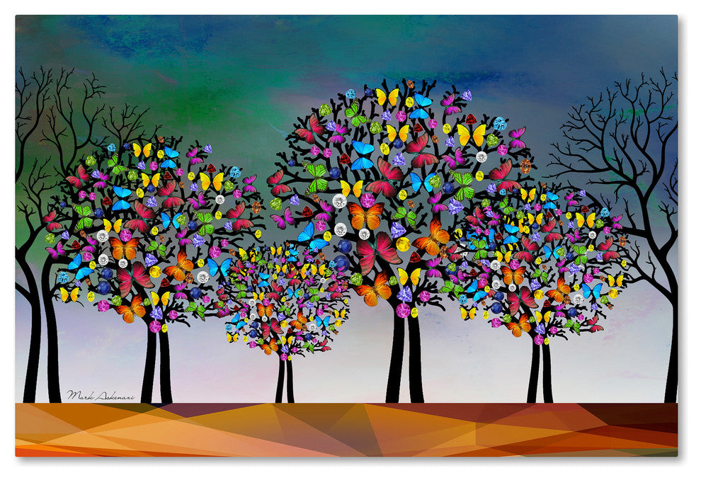 Mark Ashkenazi 'Mark Tree' Canvas Art, 19"x12"