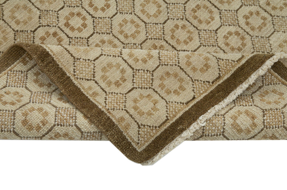 Rug N Carpet - Handwoven Oriental 3' 2" x 10' 2" Runner Oushak Area Rug