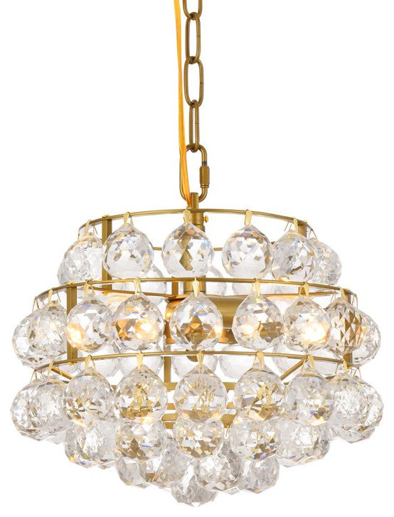 Seren 12" Pendant, Brass