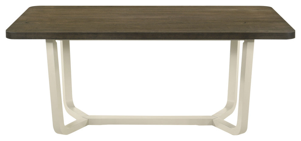 Biloxi 71" Rectangular Wood Dining Table Greyish Brown