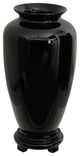 14" Solid Black Porcelain Tung Chi Vase