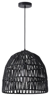 Bohemian Modern Woven Paper Rope/Iron Pendant Light