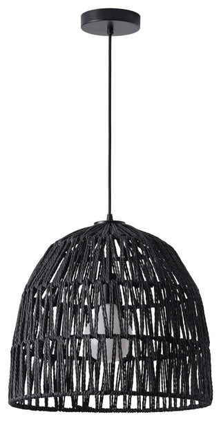 Bohemian Modern Woven Paper Rope/Iron Pendant Light