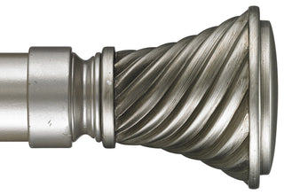 Deco Trav 2 With Elfin Finial, Antique Silver, 108