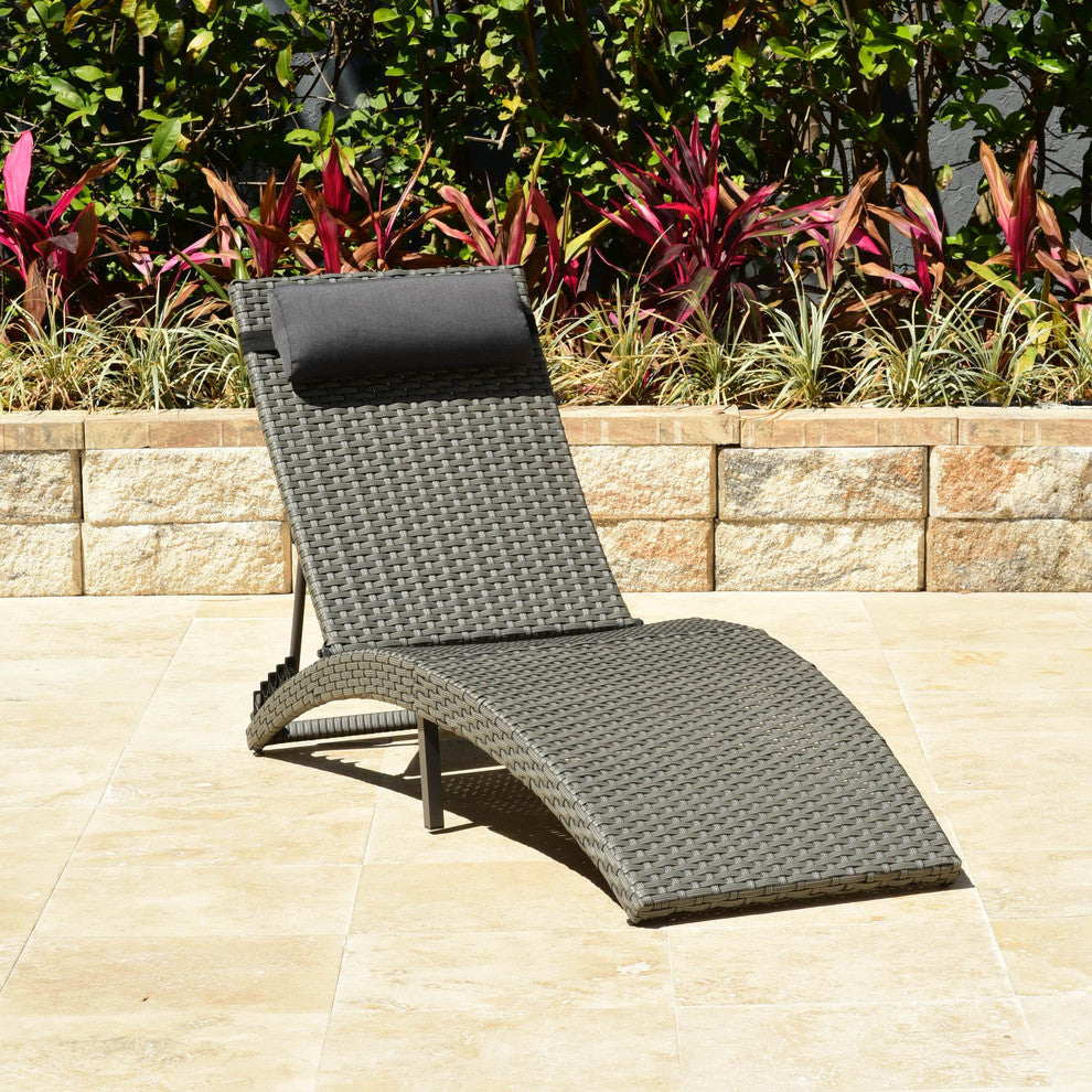 Atlantic Miami Folding Exclusive Chaise Lounger, Set of 2