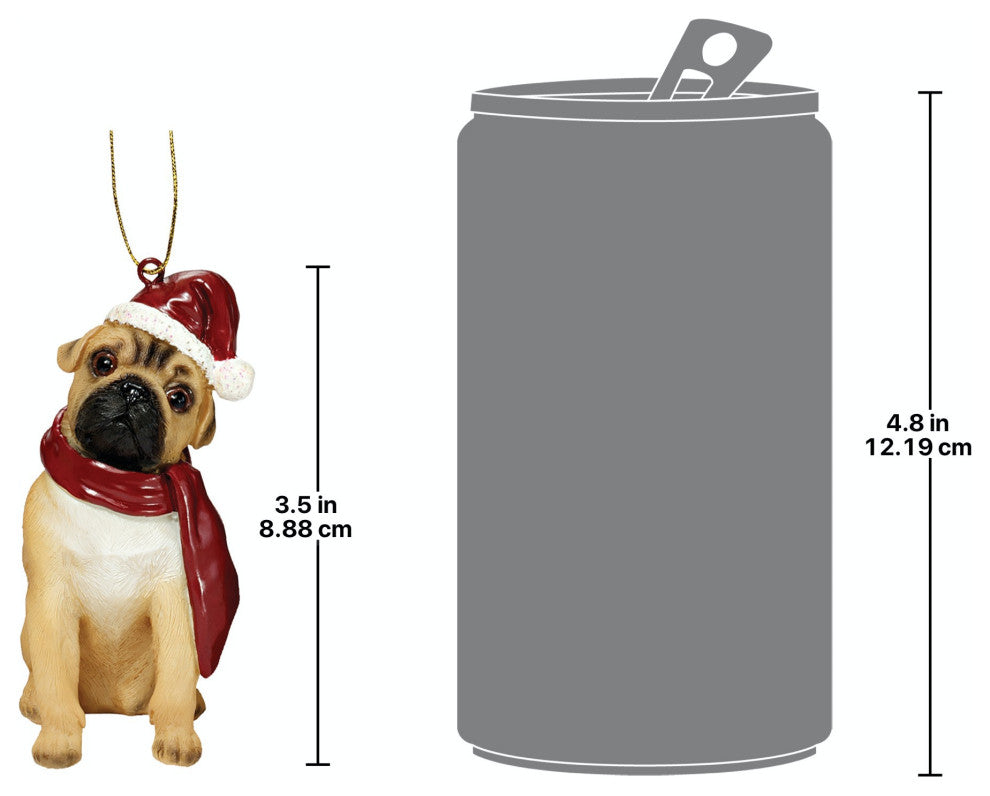 Pug Ornament