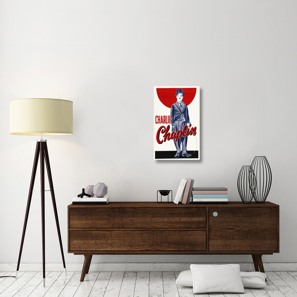 "Charlie Chaplin - Stock Poster" Canvas by Hollywood Photo Archive, 19x30"