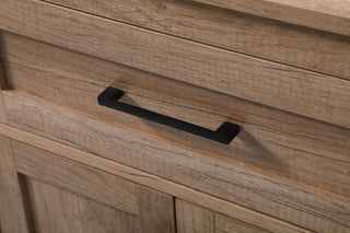 24" Wide Bathroom Storage Freestanding Cabinet, Natural Oak