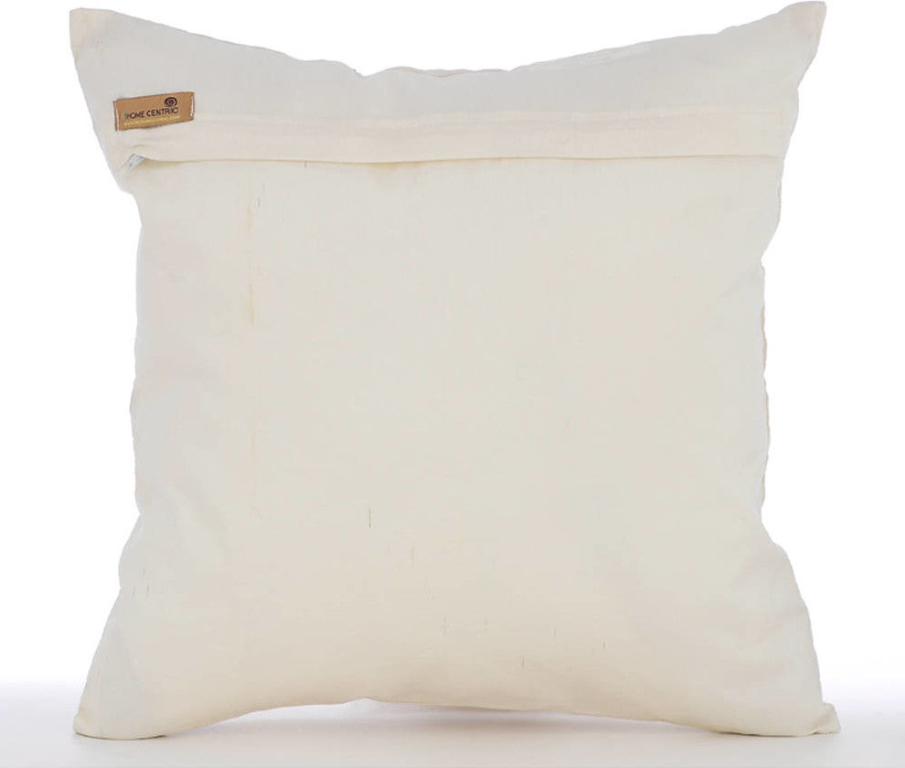 Brown Decorative Pillow Shams 24"x24" Silk, Mountain Journey