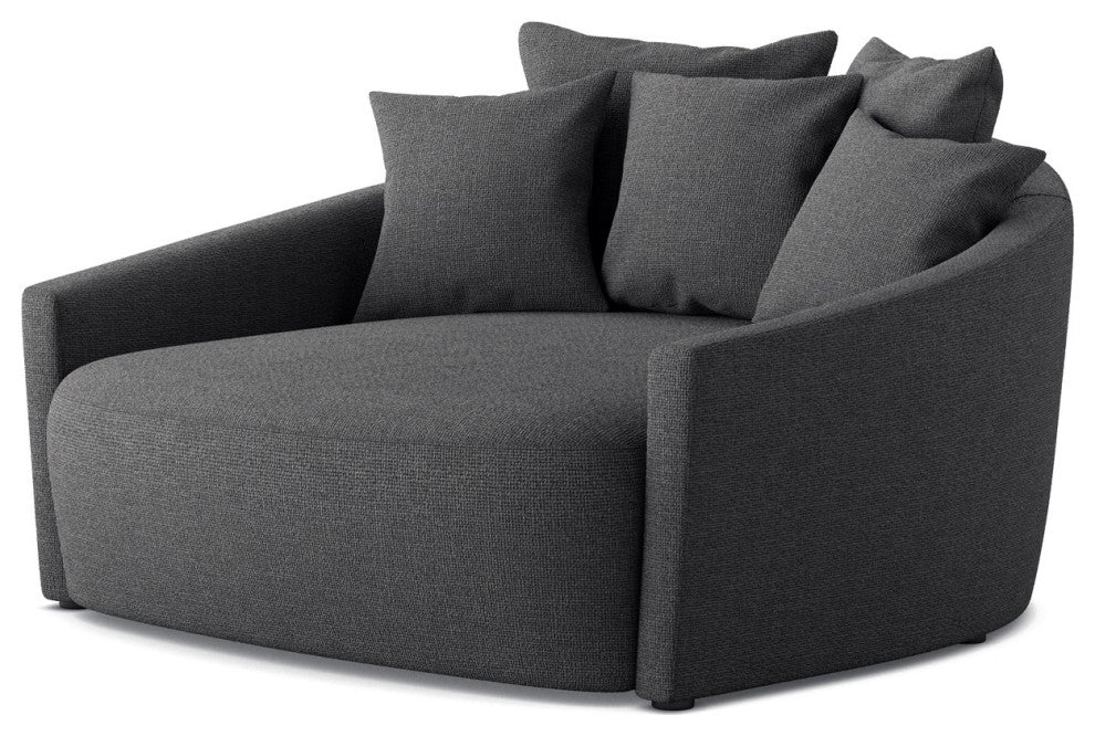 Chloe Media Lounger-Gibson Smoke