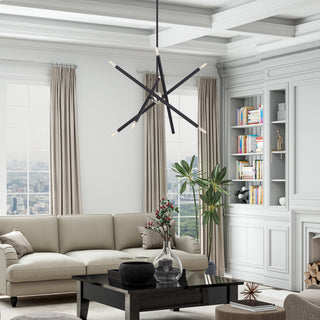 Soho 8-Light Black Chandelier