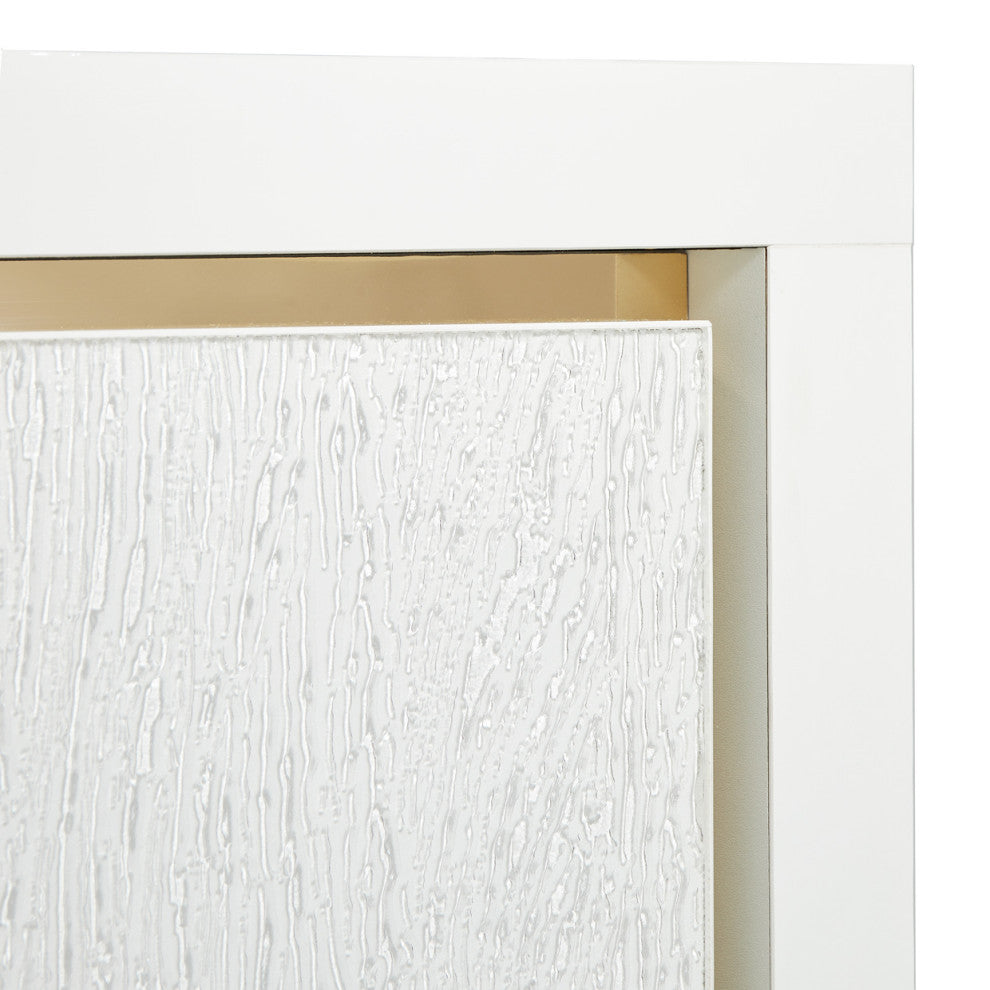 Palm Gate Nightstand, Cloud White