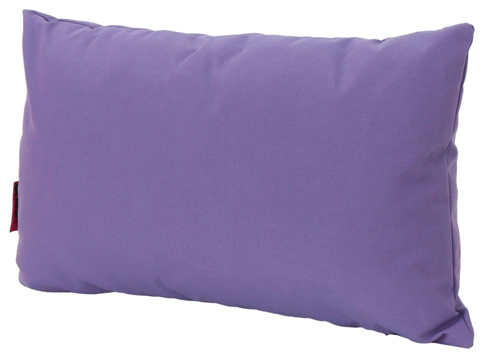 GDF Studio Kaffe Indoor Water Resistant Rectangular Throw Pillow, Purple, Set of