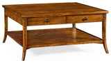 Square Coffee Table, Country Walnut