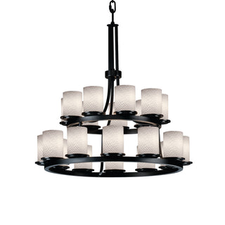 Dakota 21-Light 2-Tier Ring Chandelier