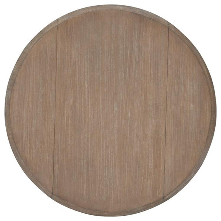 Bowery Hill Transitional Wood Drop Leaf Dining Table in Antique Rustic Brown