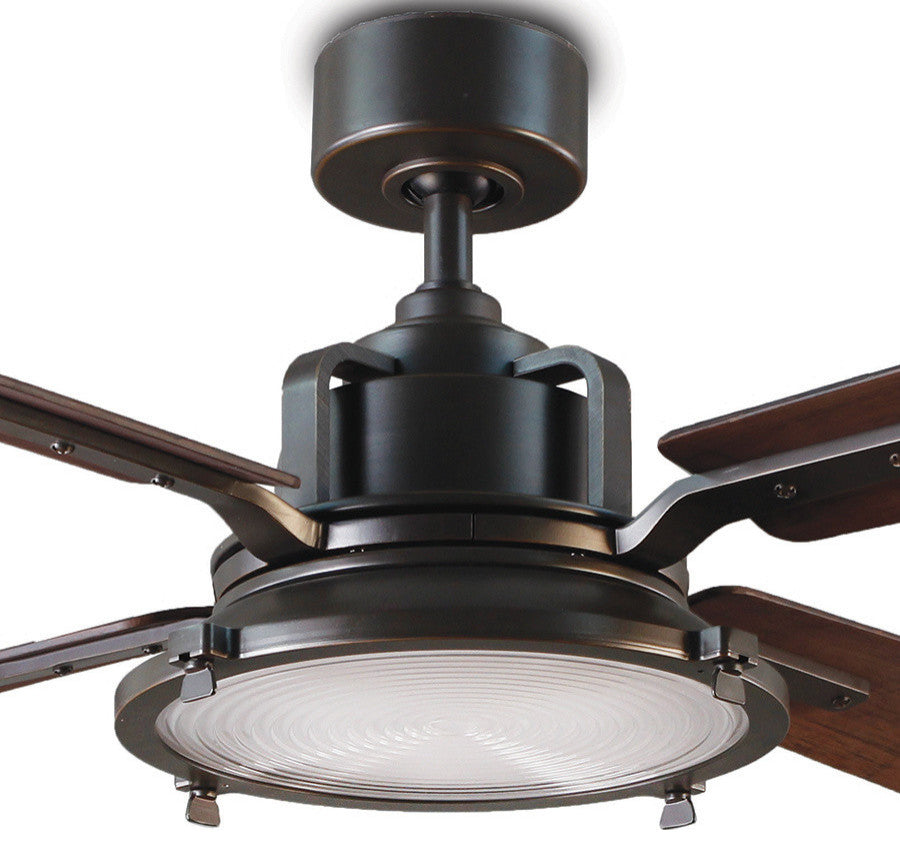 Nautilus 56" 4-Blade Indoor/Outdoor Smart Ceiling Fan, 6 Speed DC Motor
