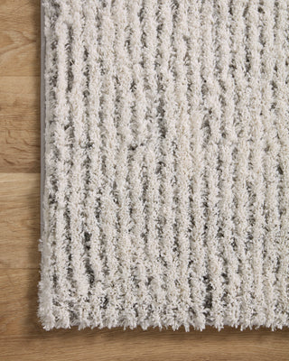 Loloi Levitt Shag Ivory / Grey 2'-7" x 7'-6" Runner Rug