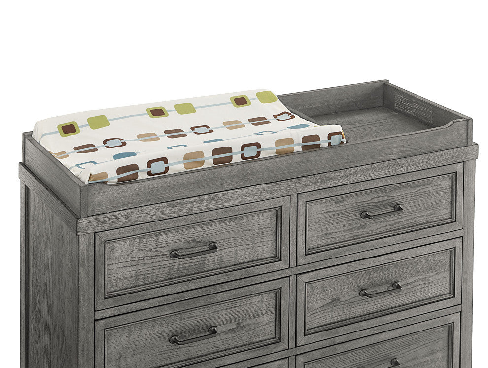 Foundry 51"W Wood Changer Topper, Pewter