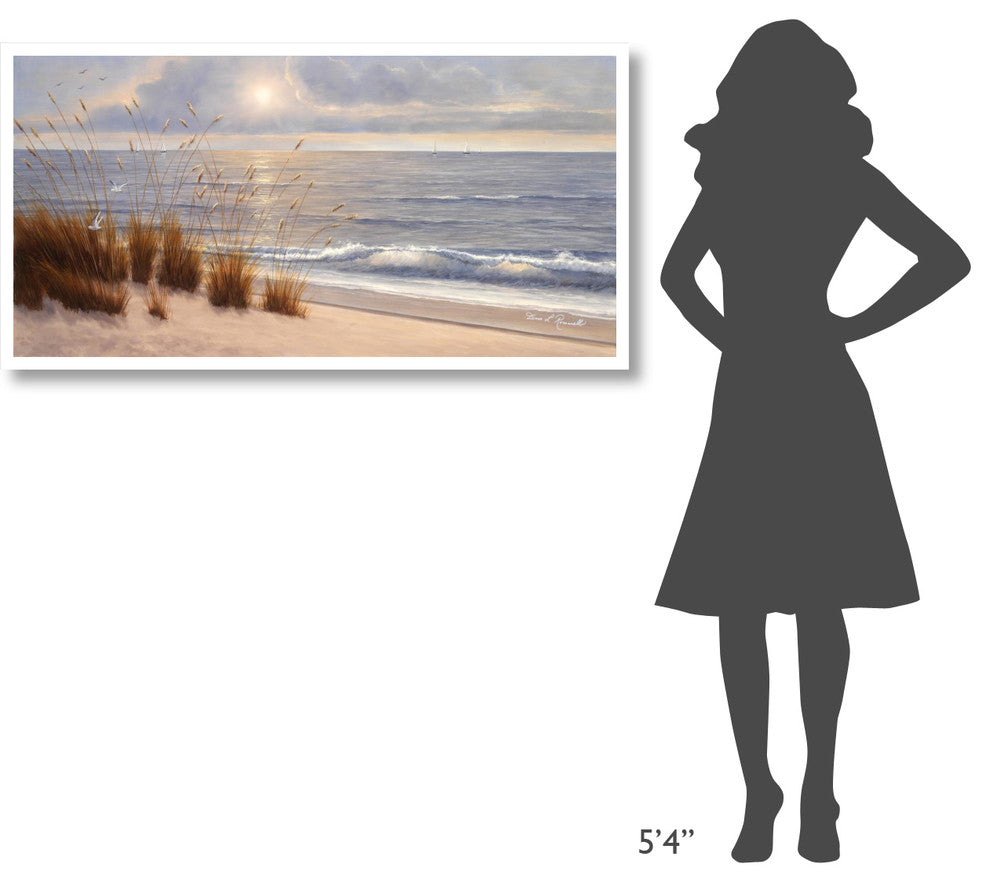 "Seashore" Digital Paper Print by Diane Romanello, 50"x26"