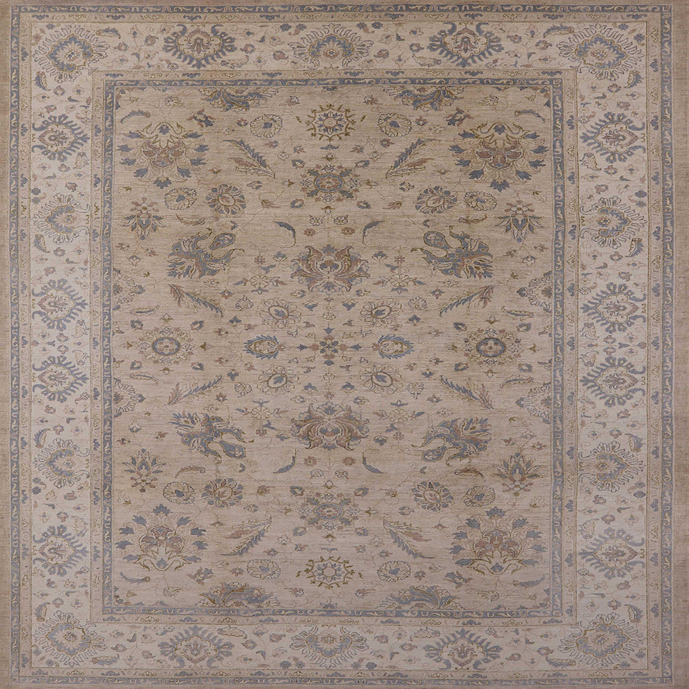 Ahgly Company Indoor Square Mid-Century Modern Area Rugs, 3' Square