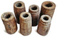 Consigned India Wood Butter Pot