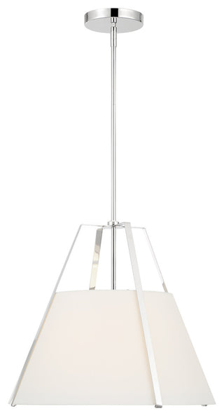Fulton 3 Light Pendant, Polished Nickel