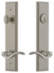 Carre' Tall Plate Complete Entry Set, Bellagio Lever, Satin Nickel, 841298