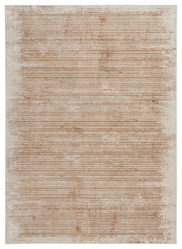 Calvin Klein CK024 Irradiant 9' x 12' Rose Gold Modern Indoor Area Rug
