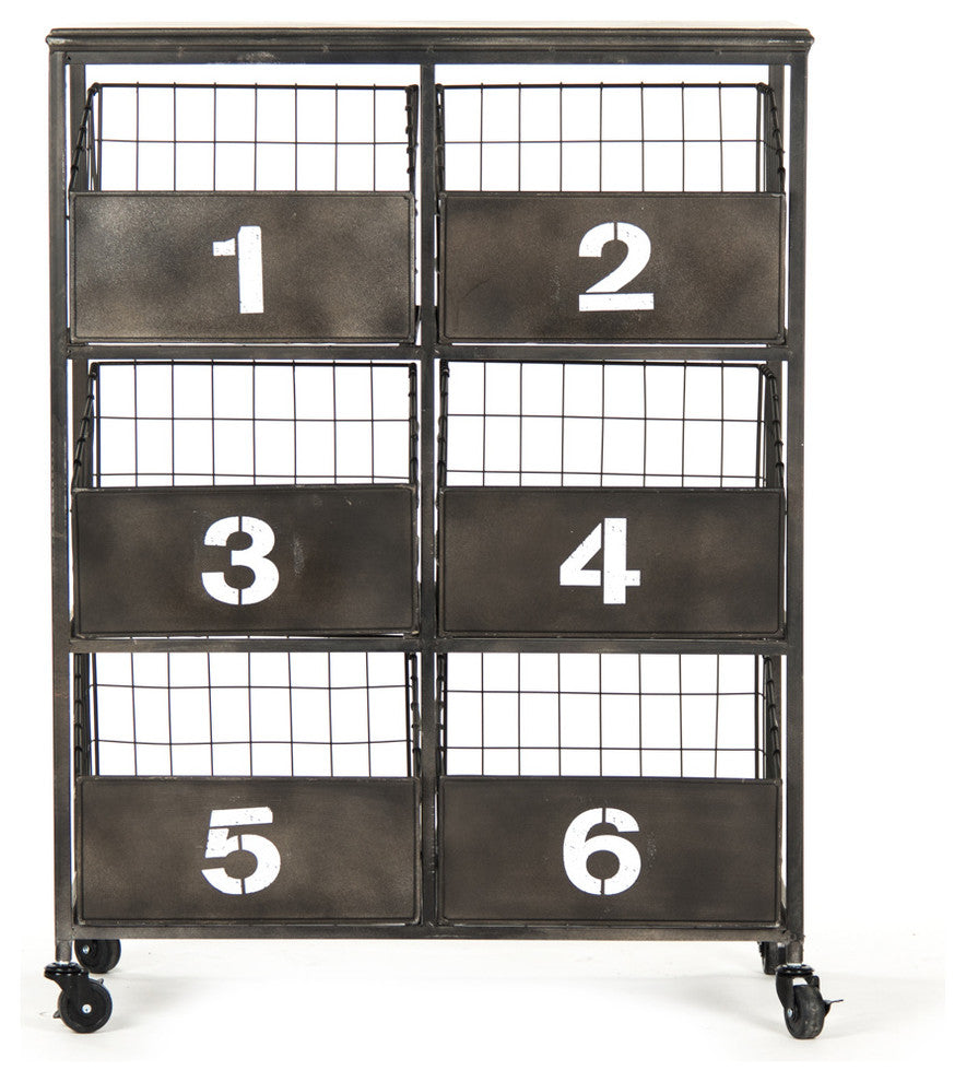 Ebony Basket Cart