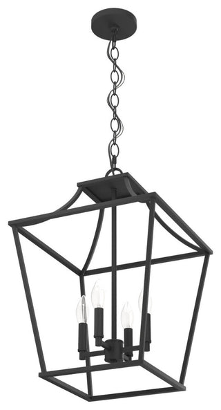 Hunter 15" Laurel Ridge Natural Iron 4-Light Pendant Ceiling Light