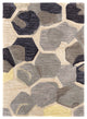 Surya Rivera RVR-1008 2'x8' Rug, Khaki/Brown/Saffron/Taupe/Beige/Charcoal/Black