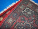 Handmade vintage Persian Hamadan rug 1.3' x 1.9' (40cm x 59cm) 1970s