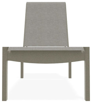 Leeward Sling Stackable Outdoor Chaise Lounge, Burke/Storm