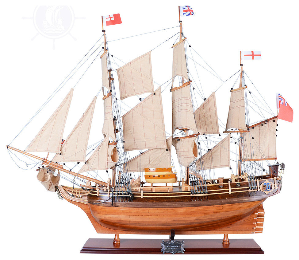 Hms Bounty New Museum-quality Fully Assembled Wooden Model Ship