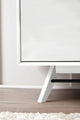 Mid-Century Modern 3-Section Sideboard, White