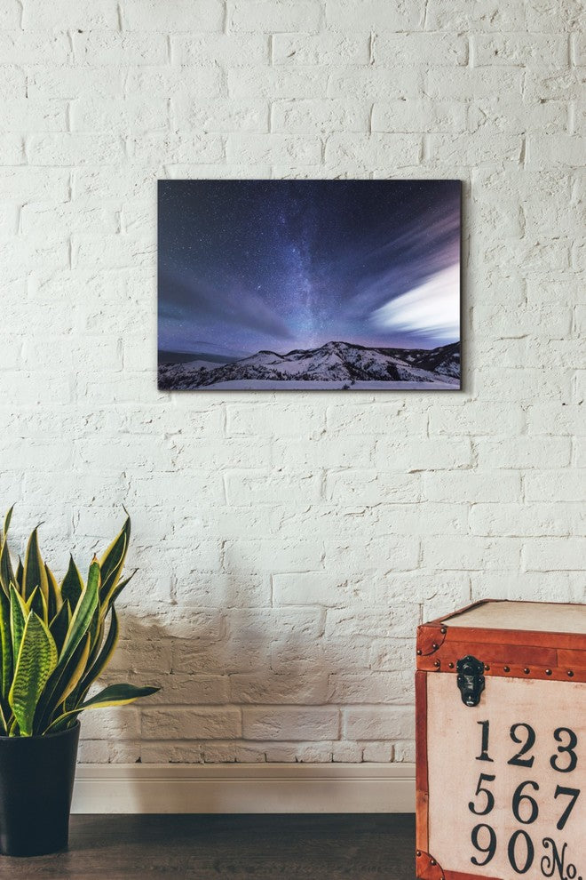 Epic Graffiti "Andromeda Rising" by Darren White, Giclee Canvas Art, 18"x26"