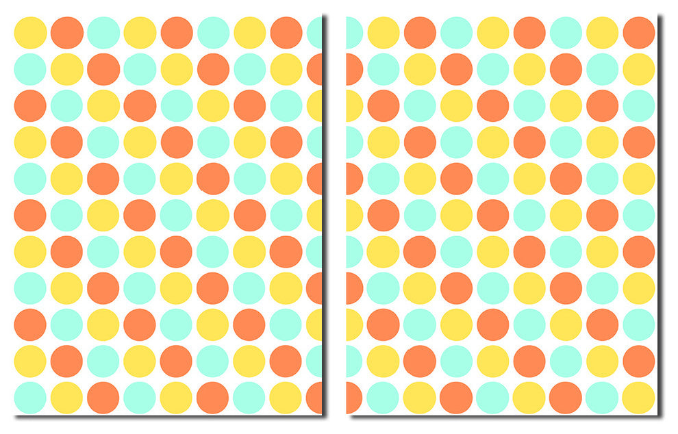 Geometric Study XXI Canvas Wall Art 2-Piece Set, 60"x40"