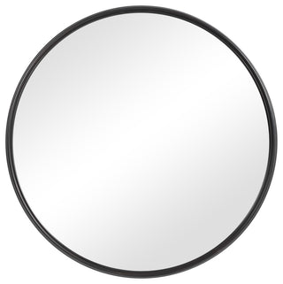 Belham Round Iron Mirror