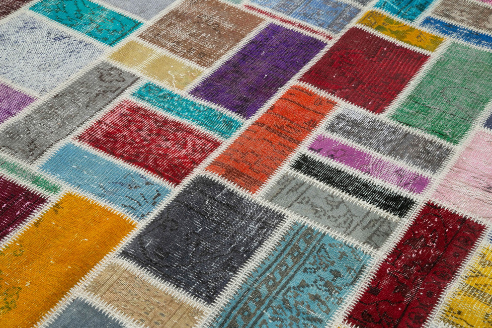 Rug N Carpet - Handmade Oriental 5' 9" x 7' 10" Decorative Patchwork Area Rug