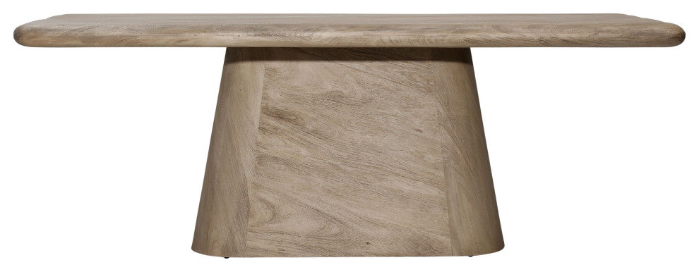 Max 79" Wide Acacia Dining Table, Natural