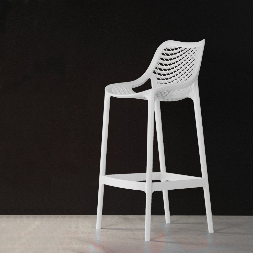 Compamia Air Counter Stools, Set of 2, White