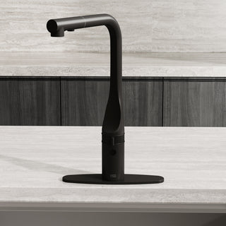 VIGO 10" L Kitchen Deck Plate, Matte Black