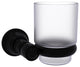 Carolina Wall Mounted Tumbler Holder, Matte Black