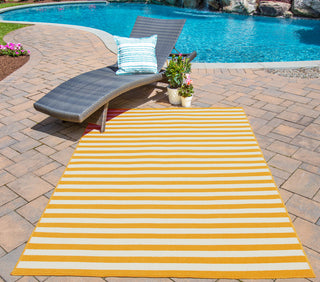 Baja Rug, Yellow, 5'3"x7'6"